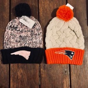 Patriots wmns cuffed knit winter hat $14each or $25 for both NWT!